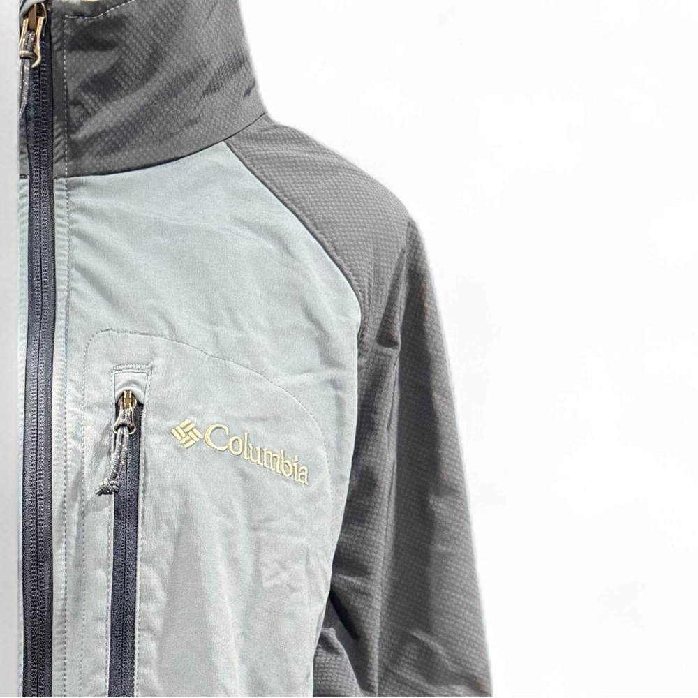 Columbia Sportswear Full Zip Softshell Jacket Gray Two-Tone Men’s XL - Picture 5 of 5